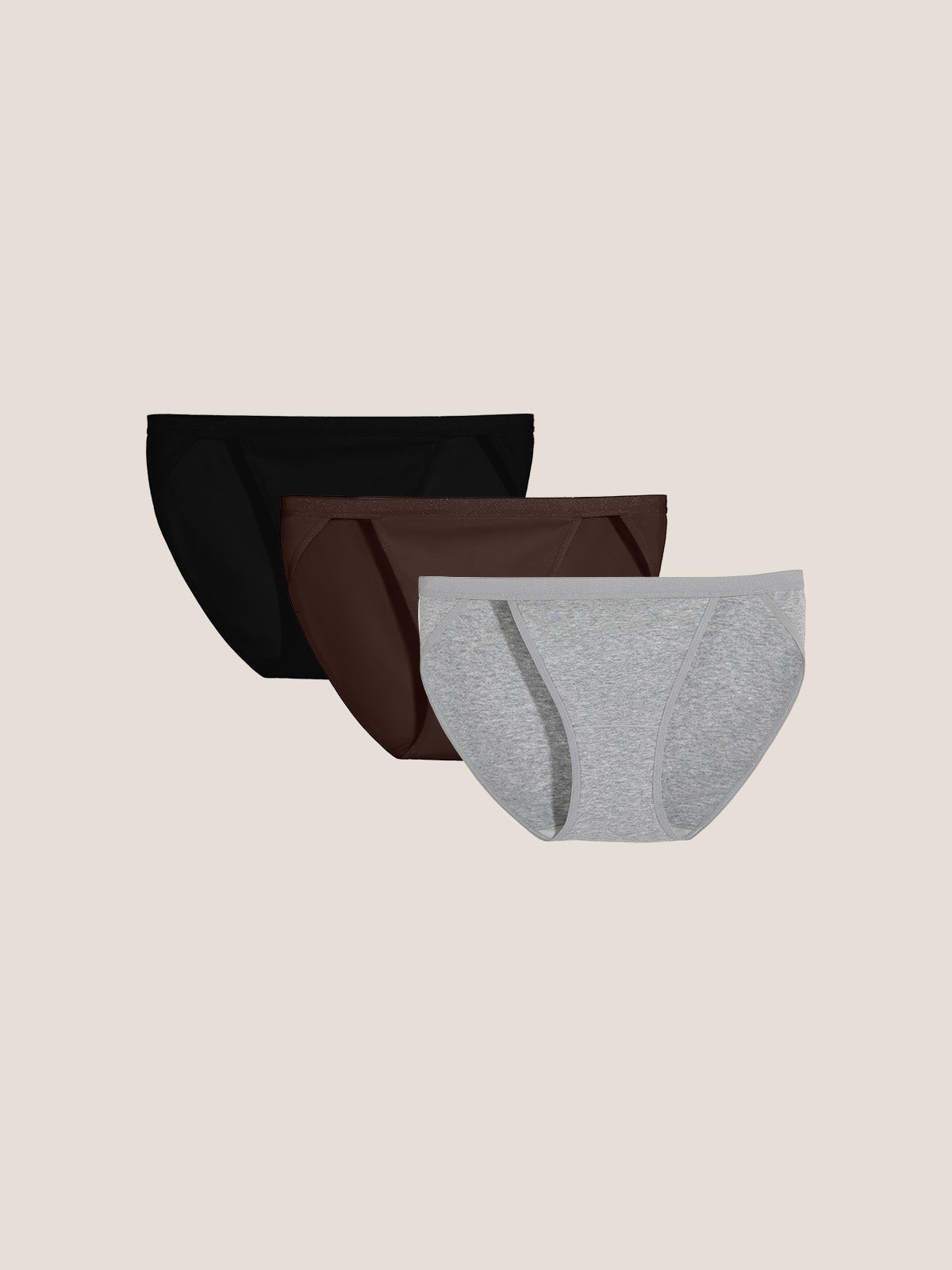 Cotton Rib Mid-Rise Bikini Brief (3-Pack)