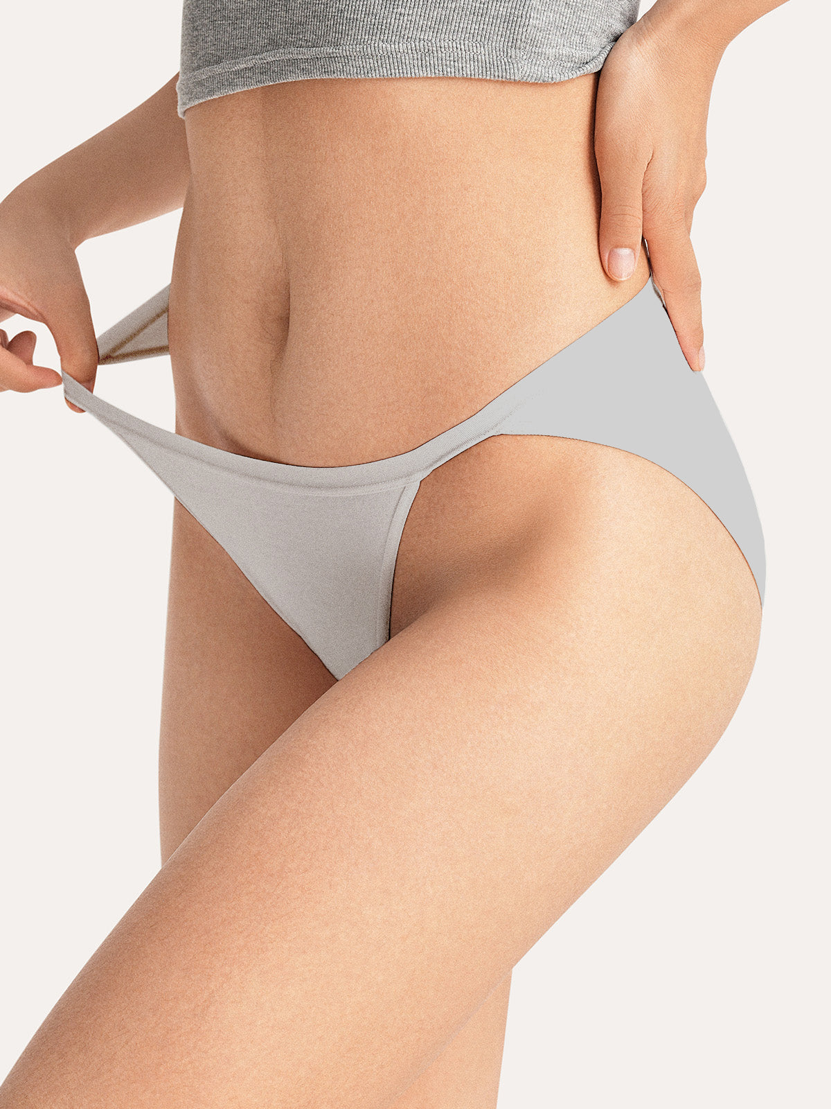 Cotton Rib Mid-Rise Bikini Brief (3-Pack)