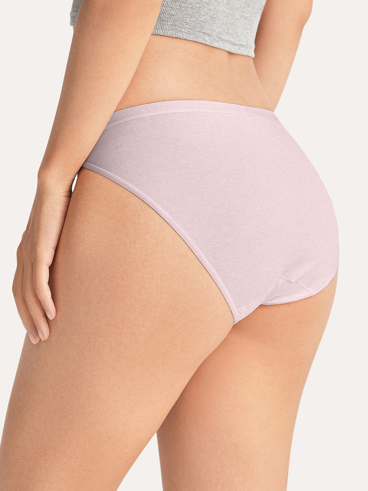 Cotton Rib Mid-Rise Bikini Brief (3-Pack)