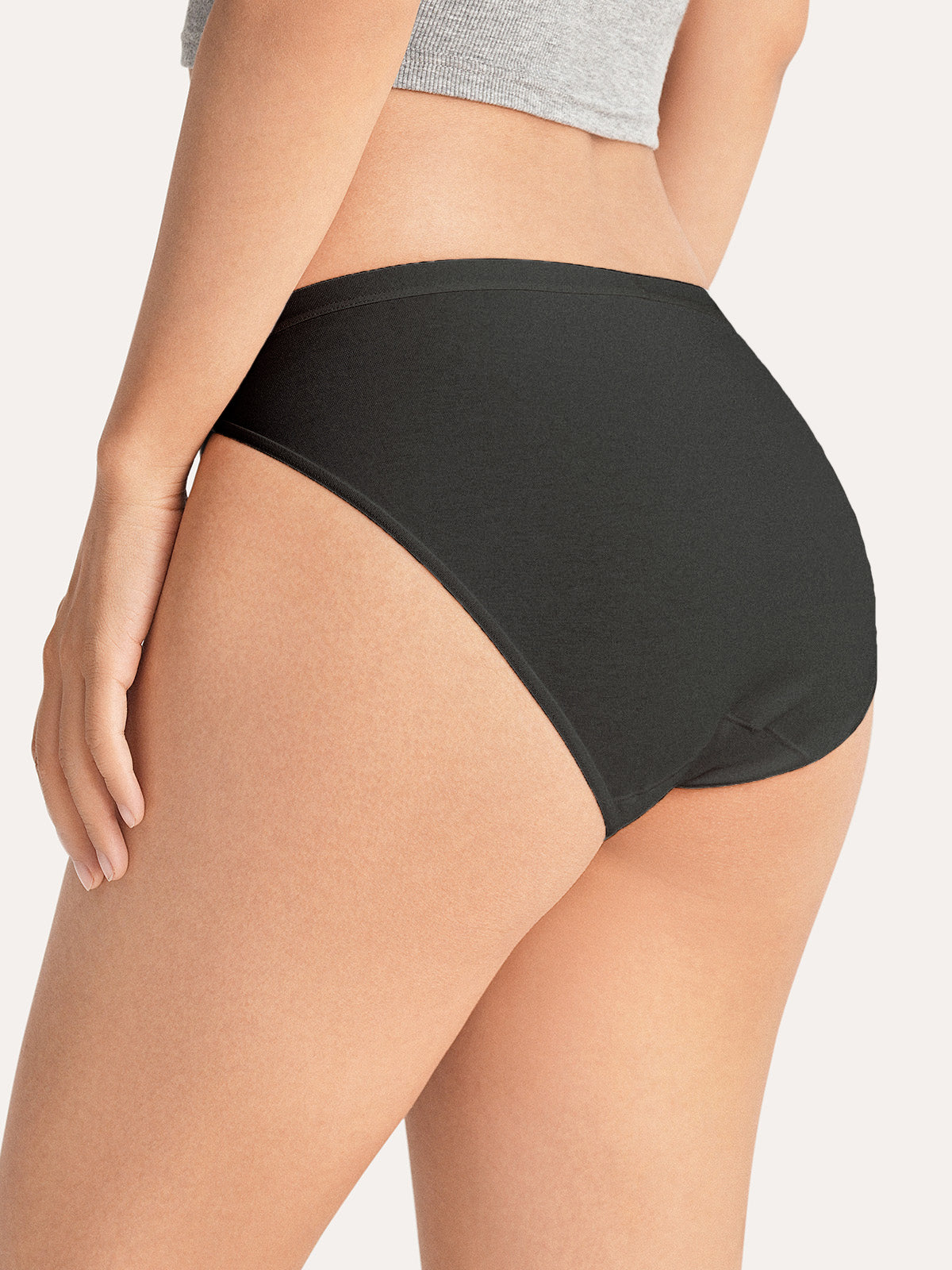 Cotton Rib Mid-Rise Bikini Brief (3-Pack)
