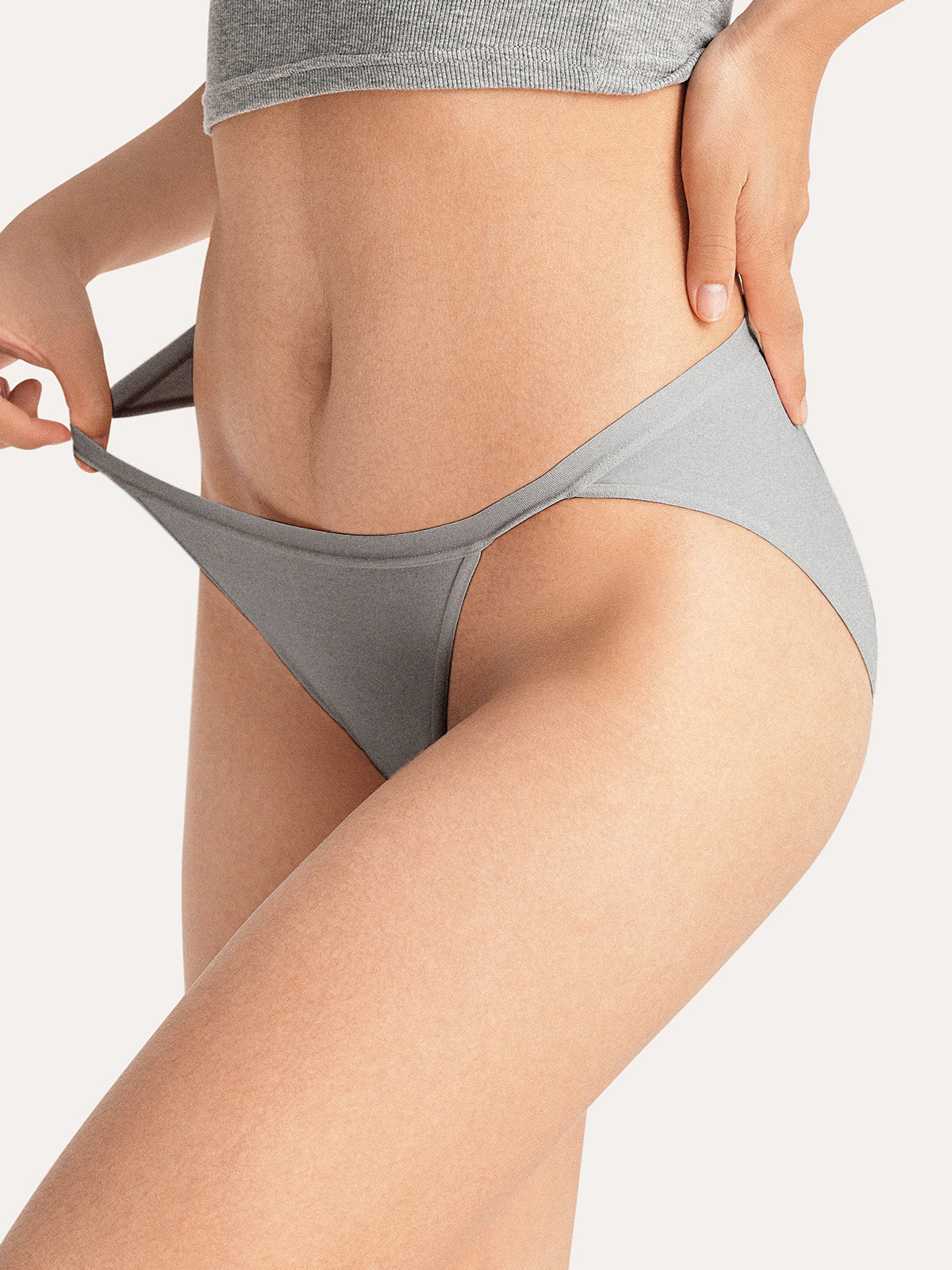Cotton Rib Mid-Rise Bikini Brief (3-Pack)