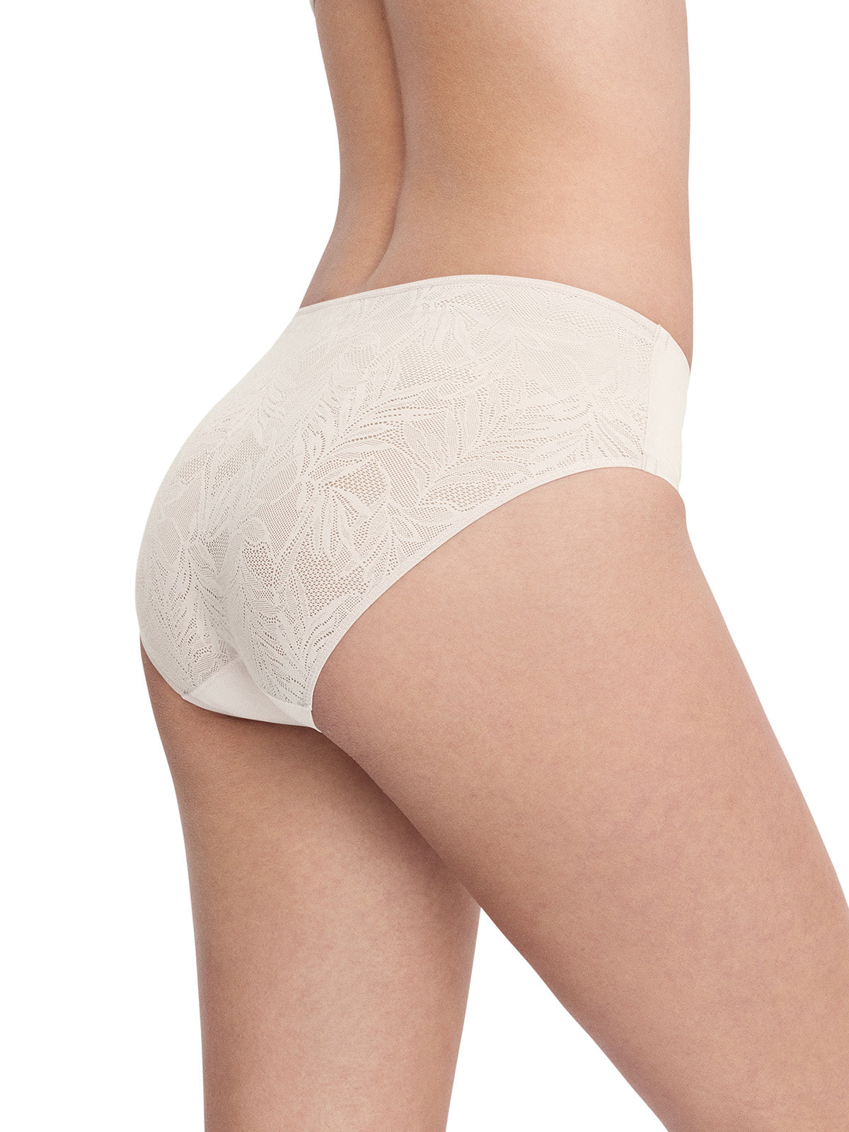 Vine Lace Mid-Waist Brief