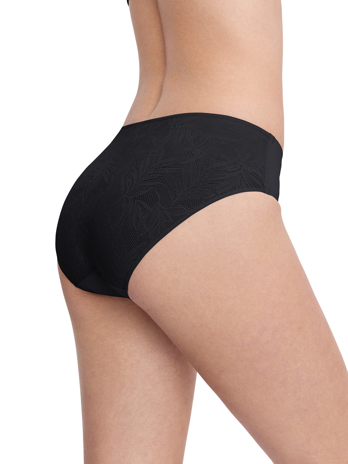 Vine Lace Mid-Waist Brief